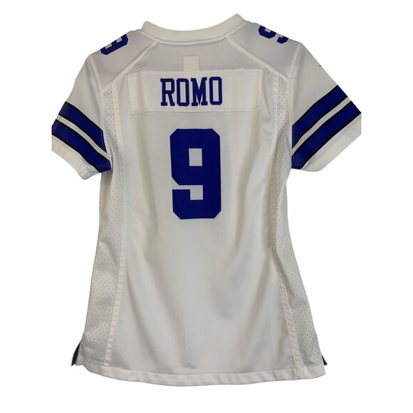 Retro Nike NFL Dallas Cowboys Tony Romo #9 Women's Jersey White Size S - Picture 2 of 7